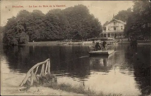 Ak Bruxelles Brüssel, Le Lac du Bois de la Cambre