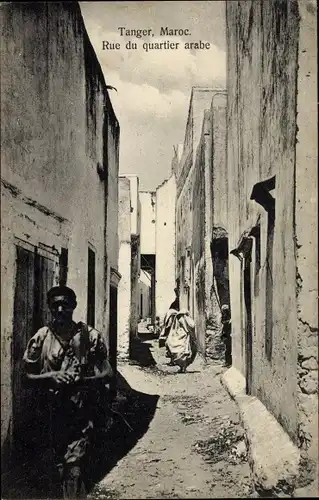 Ak Tanger Marokko, Rue du quartier arabe