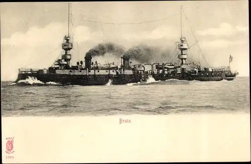 Ak Französisches Kriegsschiff, Bruix, Croiseur Cuirassé