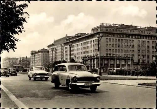 Ak Berlin Mitte, Haus Budapest, Autos, Straßenszene