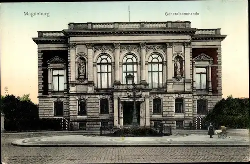 Ak Magdeburg an der Elbe, Generalkommando