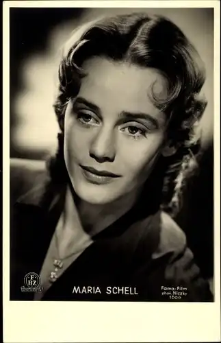 Ak Schauspielerin Maria Schell, Portrait, FBZ Verlag