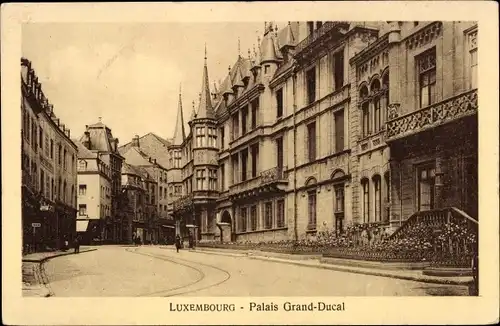 Ak Luxemburg Luxembourg, Palais Grand Ducal