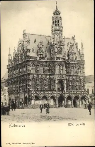 Ak Oudenaarde Audenarde Ostflandern, Hotel de ville