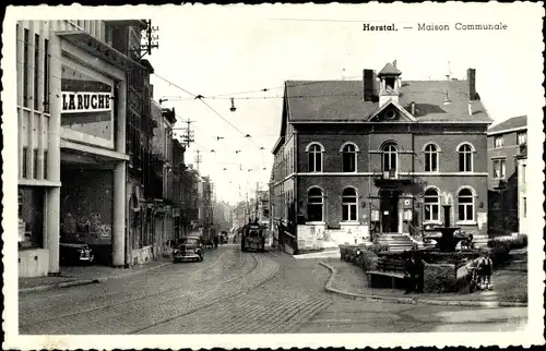 Ak Herstal Wallonien Lüttich, Maison Communale