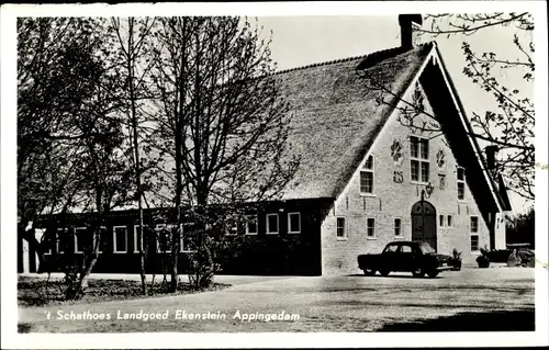 Ak Appingedam Groningen Niederlande, Hotel-Café Landgoed Ekenstein