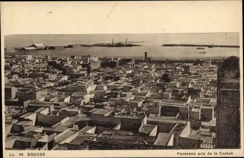 Ak Sousse Tunesien, Panorama pris de la Casbah