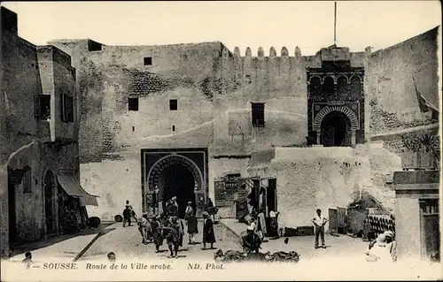 Ak Sousse Tunesien, Route de la Ville arabe