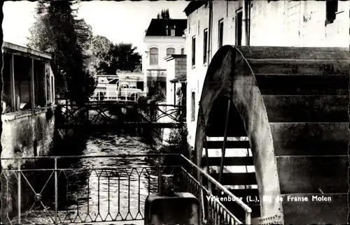 Ak Valkenburg Limburg Niederlande, Bij de Franse Molen, Mühlrad