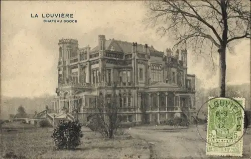 Ak La Louvière Wallonien Hennegau, Chateau Boock