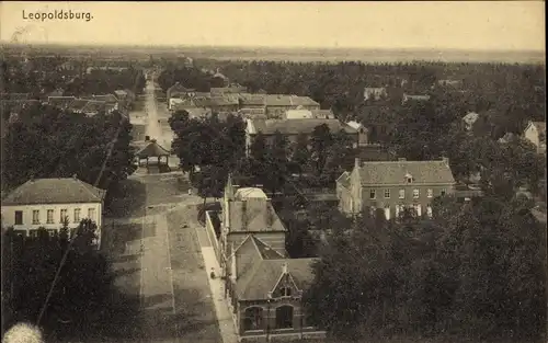 Ak Leopoldsburg Bourg Léopold Flandern Limburg, Teilansicht der Stadt