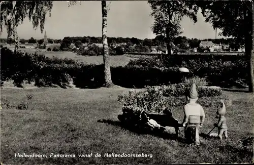 Ak Hellendoorn Overijssel, Panorama vanaf de Hellendoornseberg