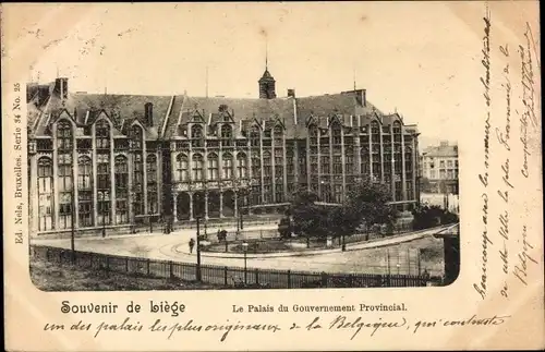 Ak Liège Lüttich Wallonien, Le Palais du Gouvernement Provincial