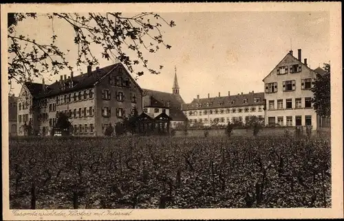 Ak Speyer am Rhein, Kloster St. Magdalena, Pensionat, Gesamtansicht des Klosters mit Internat