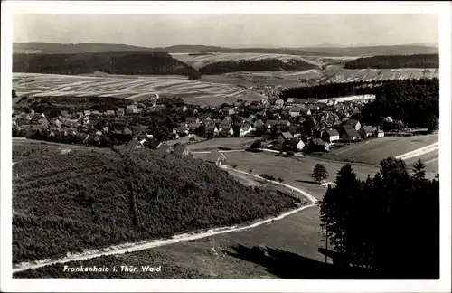 Ak Frankenhain in Thüringen, Blick auf Ortschaft und Umgebung