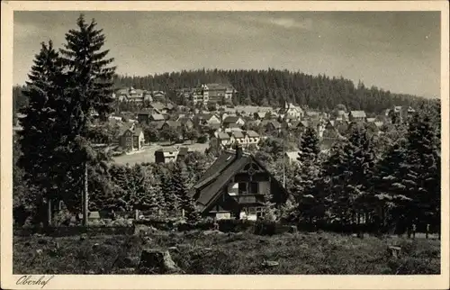 Ak Oberhof im Thüringer Wald, Ortsansicht