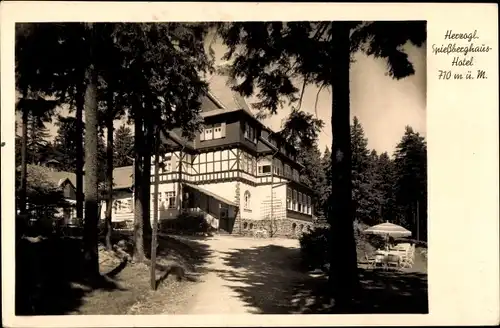 Ak Friedrichroda im Thüringer Wald, Herzogl. Spießberghaus, M. Schubert