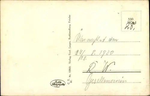 Ak Fritzlar in Hessen, Ortsansicht, Kirche