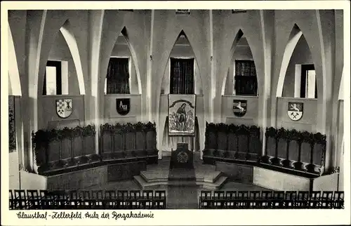 Ak Clausthal Zellerfeld im Oberharz, Aula der Bergakademie