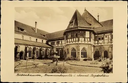 Ak Bebenhausen Tübingen am Neckar, Kloster, Kgl. Jagdschloss, Brunnenkapelle