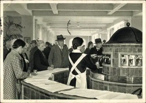 Ak Bad Salzuflen, Trinkbrunnen Ausschank