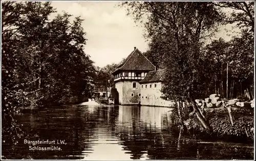 Ak Burgsteinfurt Steinfurt im Münsterland, Schlossmühle