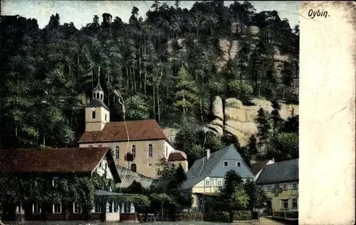 Ak Oybin in Sachsen, Kirche am Oybiner Berg