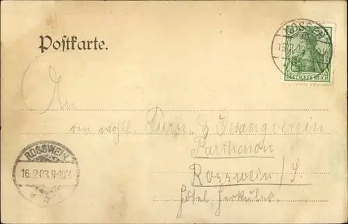 Ak Nossen in Sachsen, Schloss Nossen, Außenansicht