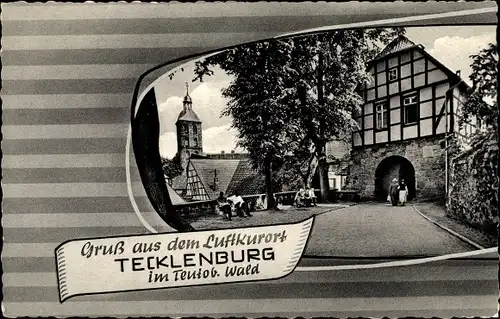 Ak Tecklenburg in Westfalen, Teilansicht