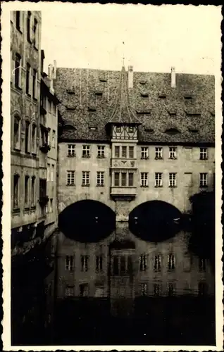 Ak Sonneberg in Thüringen, Haus im Wasser, Außenansicht