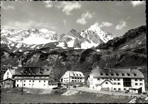Ak St Christoph am Arlberg Tirol, Teilansicht, Berge