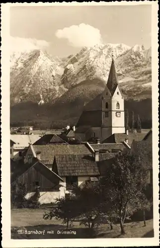 Ak Bad Mitterndorf Steiermark, Teilansicht mit Grimming