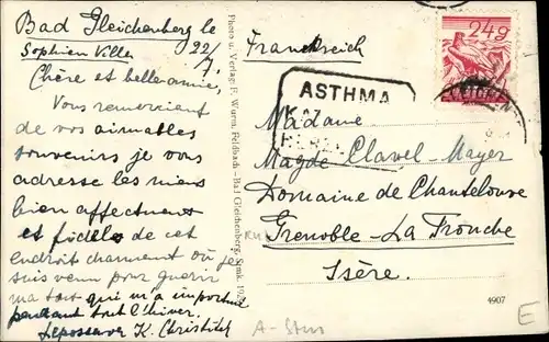 Ak Bad Gleichenberg Steiermark, Villa Sophie