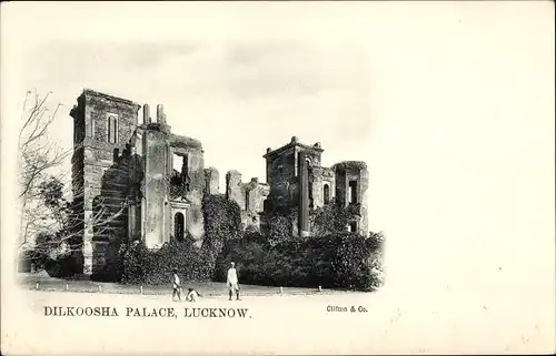 Ak Lakhnau Lucknow Indien, Dilkoosha Palace, Dilkusha Kothi