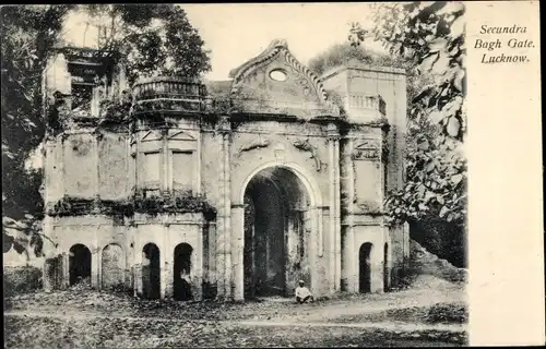 Ak Lakhnau Lucknow Indien, Secundra Bagh Gate