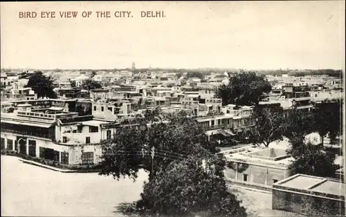 Ak Delhi Indien, Bird Eye View of the City