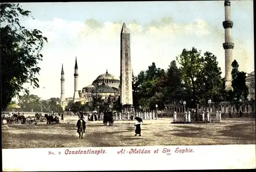 Ak Konstantinopel Istanbul Türkei, At Meidan, Sainte Sophie