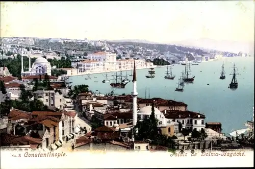 Ak Konstantinopel Istanbul Türkei, Palais de Dolma Bagdche