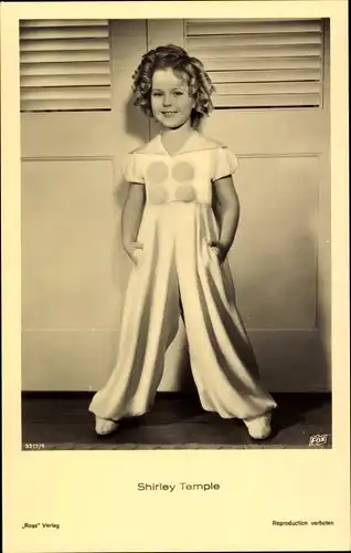Ak Schauspielerin Shirley Temple, Ross Verlag 9317/4