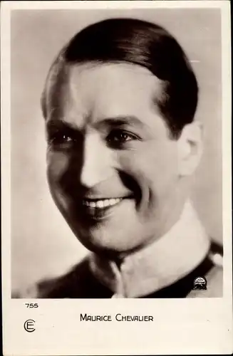 Ak Schauspieler Maurice Chevalier, Portrait