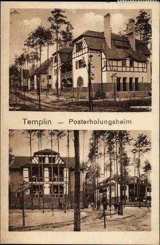 Ak Templin in der Uckermark, Posterholungsheim