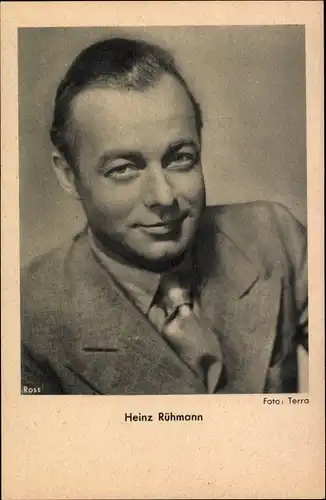 Ak Schauspieler Heinz Rühmann, Portrait