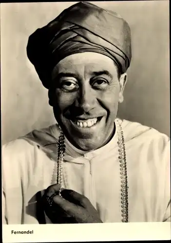 Ak Schauspieler Fernandel, Der Teufel und die 10 Gebote, Ali Baba