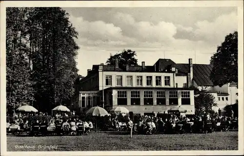 Ak Grünfeld Waldenburg in Sachsen, Gasthof Grünfeld