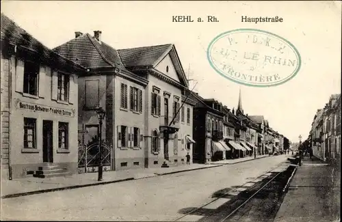 Ak Kehl am Rhein, Hauptstraße
