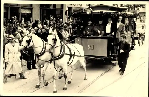 Ak Köln am Rhein, Pferdebahnbetrieb der Straßen und Vorortbahnen anlässlich der 1900 Jahrfeier, 1950