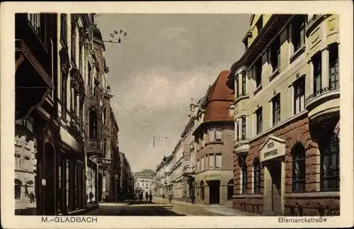 Ak Mönchengladbach am Niederrhein, Bismarckstraße