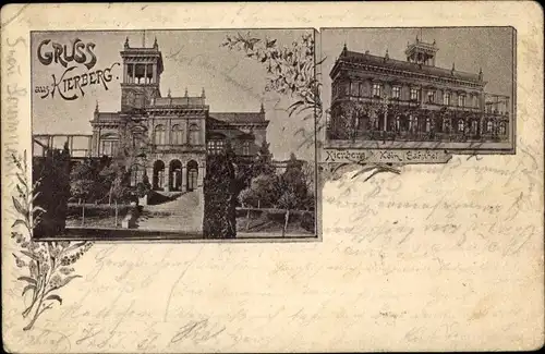 Ak Kierberg Brühl in Westfalen, Bahnhof