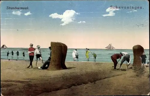 Ak Scheveningen Den Haag Südholland, Strandvermaak