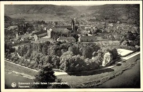 Ak Echternach Luxemburg, Panorama